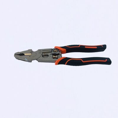 Nickle Plated High Leverage Stripped Screw Pliers Needle Nose Wire Cutters 9"
