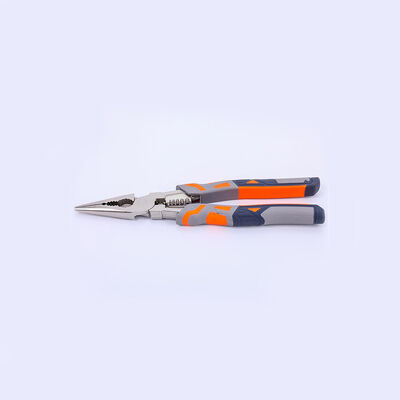 ODM 232mm 8 Long Nose Pliers Screwdriver Stainless Steel For Metal Bending