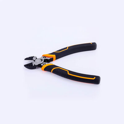60CrV C1055 Insulated Side Cutting Plier Wire Stripping Crimping Burnished
