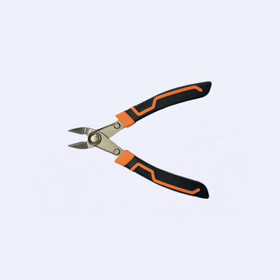 Rubber Grip Electronic Diagonal Wire Cutter Pliers 65Mn 138mm