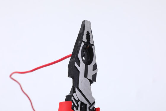 5 mm Jaw Width Corrosion Resistant HRC62 Hardness Nose Plier Tool for Precision Flat Nose Pliers