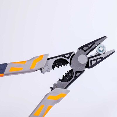 319.7g TPR Handle Combination Pliers 3mm Wire Rope Crimping Tool