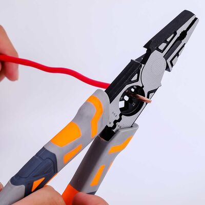 319.7g TPR Handle Combination Pliers 3mm Wire Rope Crimping Tool