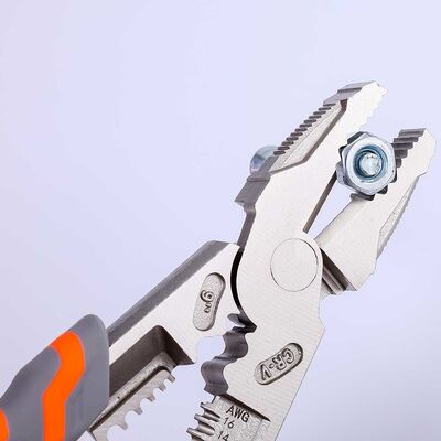 Nickle Fe Combination Pliers Insulated 9 Inch Stainless Steel Cutting Pliers