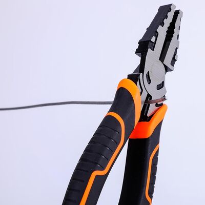 9inch Combination Steel Cable Cutting Wire Pliers With Induction Hardened Cutting Edges