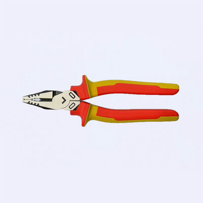 7" 190mm Burnished Insulated Linesman Combination Plier Set Heavy Duty