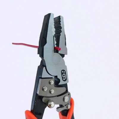 Induction Hardened 60CrV Insulated Combination Plier For Cable Stripping