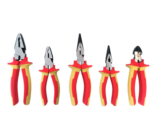 Chrome Vanadium Steel Insulated Needle Nose Pliers Small Combination Pliers Custom