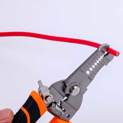 Multi Gauge Insulated Lineman Pliers Wire Stripper Cutter Crimper 8 Inch Combination Pliers