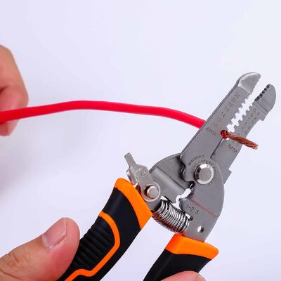 Multi Gauge Insulated Lineman Pliers Wire Stripper Cutter Crimper 8 Inch Combination Pliers