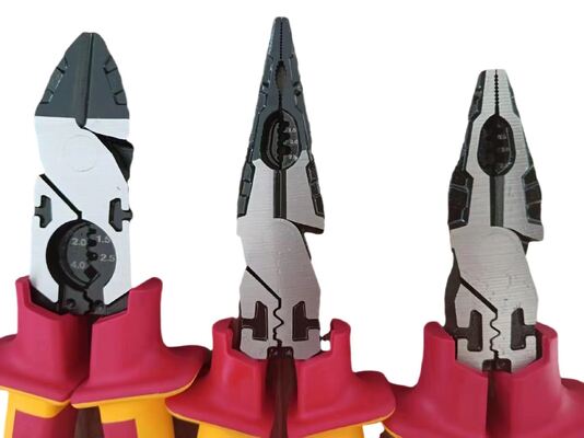 1000v High Dielectric VDE Combination Plier Insulated Cr-V Head ASTM F1505 Standard