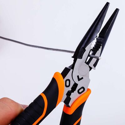 Universal Nose Plier Tool 154mm For Stripping And Crimping