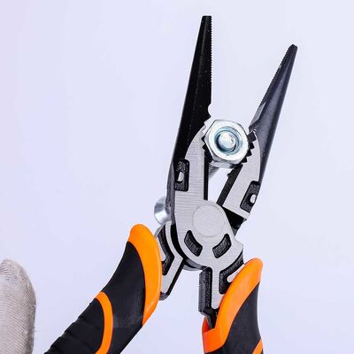 Insulated Long Miniature Nose Plier Tool 8 Inch Multi Functional