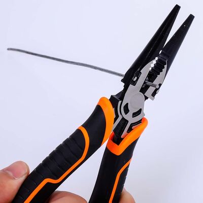 Insulated Long Miniature Nose Plier Tool 8 Inch Multi Functional
