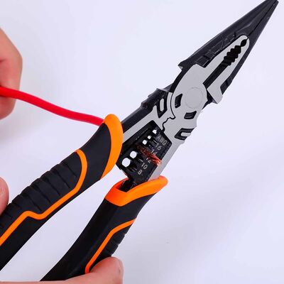 Rubber Needle Nose Plier Tool 12 Inch Heavy Duty Fishing Crimping Tool