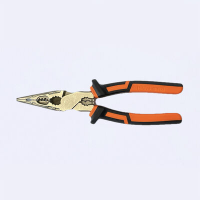 204mm Ergonomic Multipurpose Stainless Steel Long Nose Pliers High Leverage