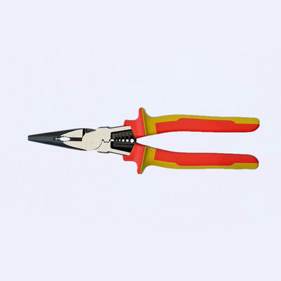 312g 200mm Precision Side Cutting Pliers Extra Long Handle Swage Crimping Tool
