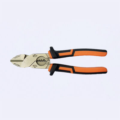 8" High Leverage Multifunctional Wire Stripping Pliers Diagonal Side Cutters 20GP