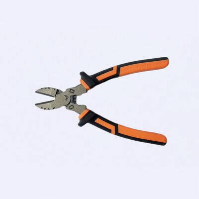 170mm Side Cutting Wire Stripper Pliers HRC62 Long Handle For Electricians