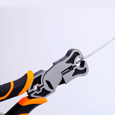 Forge Steel Lineman Wire Stripper Pliers Flat End Cutters For Bending Pulling