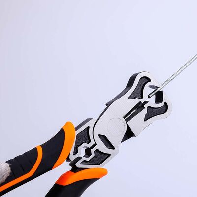 Forge Steel Lineman Wire Stripper Pliers Flat End Cutters For Bending Pulling