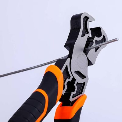 Forge Steel Lineman Wire Stripper Pliers Flat End Cutters For Bending Pulling