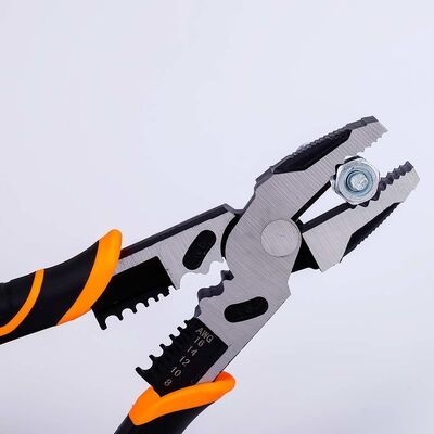 391g Multifunctional Pliers 6 Inch Diagonal Cutters Wire Stripping And Twisting Tool