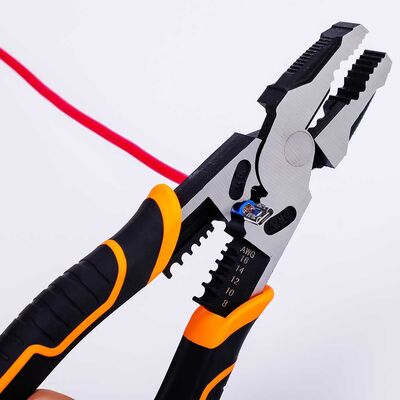 391g Multifunctional Pliers 6 Inch Diagonal Cutters Wire Stripping And Twisting Tool