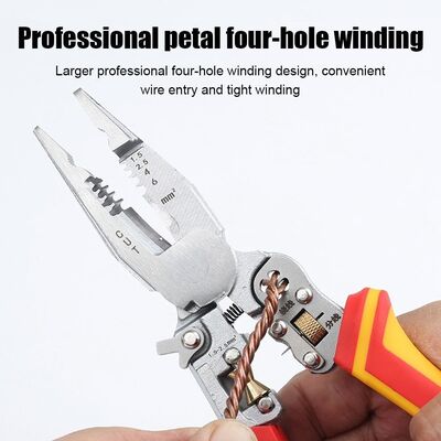 10 In 1 Technicians Multifunctional Pliers Diagonal Wire Stripper For Cutting Pulling