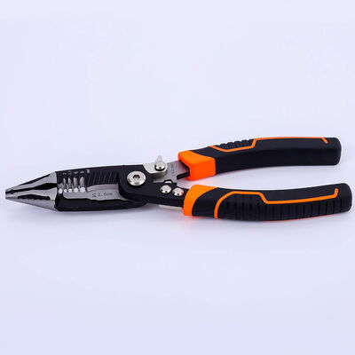 Left Hand Electric Stranded Wire Cable Stripper Pliers Cutter Heavy Duty