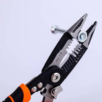 Left Hand Electric Stranded Wire Cable Stripper Pliers Cutter Heavy Duty