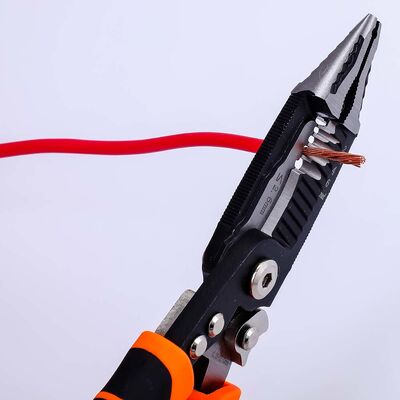 Left Hand Electric Stranded Wire Cable Stripper Pliers Cutter Heavy Duty
