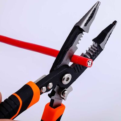 Left Hand Electric Stranded Wire Cable Stripper Pliers Cutter Heavy Duty