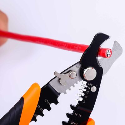 160g Cable Jacket Diagonal Wire Cutters Phosphated Multifunctional Sheath Stripping Pliers