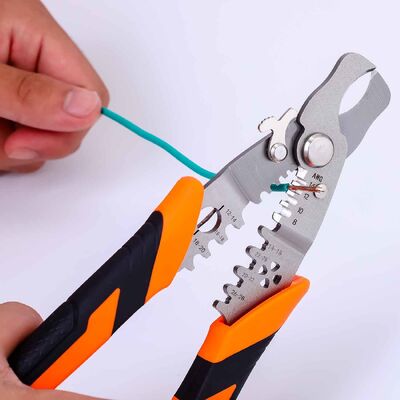 20GP Commercial Electric Wire Cable Stripper Pliers Multi Purpose OEM