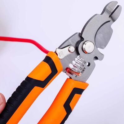 200mm Insulated Cable Stripper Pliers Electrical Wire Cutter Tool