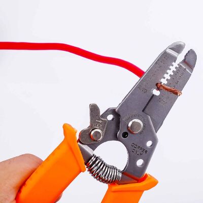 HRC52 160mm Wire Cable Stripper Pliers Cutter Sanding Surface