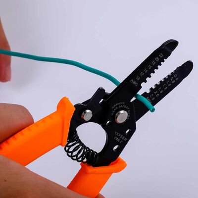 Small Electrical Wire Cable Stripping Tools Cutting Pliers 65Mn