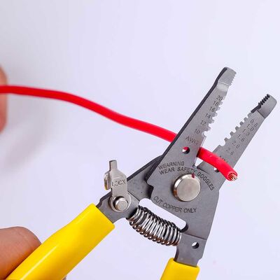 4Cr13 Fiber Cable Stripper Pliers Splitter Tool Wire Side Cutters ANSI
