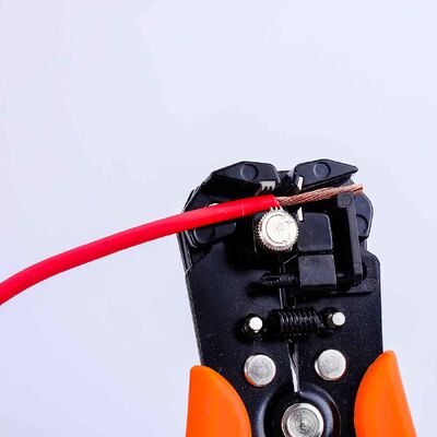 200mm Phosphated 24AWG Wire Stripping Plier Crimper Cutter Custom