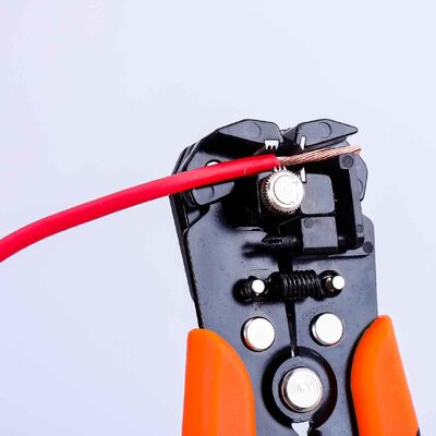 200mm Phosphated 24AWG Wire Stripping Plier Crimper Cutter Custom