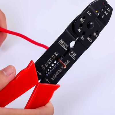65Mn HRC52 Stranded Cable Wire Stripping Plier Cutter Crimper 215mm