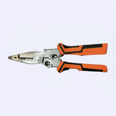 210mm 7in1 Hybrid Electric Wire Crimper Pliers Stripper Tool For Screw Removal