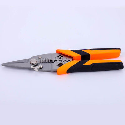 High Leverage Fishing Needle Nose Pliers Wire Stripper Crimper 4Cr13