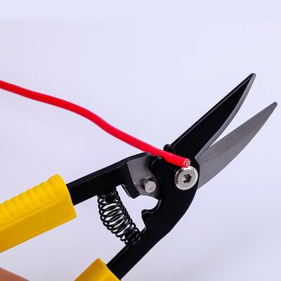 205mm Angled Needle Nose Wire Cutter Pliers Stripper High Leverage