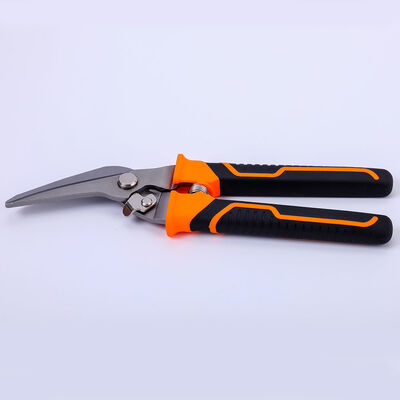 HRC52 Industrial Long Curved Needle Nose Pliers Set Cable Stripper