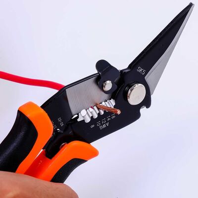 precision Long Compound Wire Cutter Pliers set 270g Alloy Steel OEM