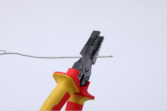 199mm Stripping Insulated Lineman Pliers Tools For Side Cutting ODM