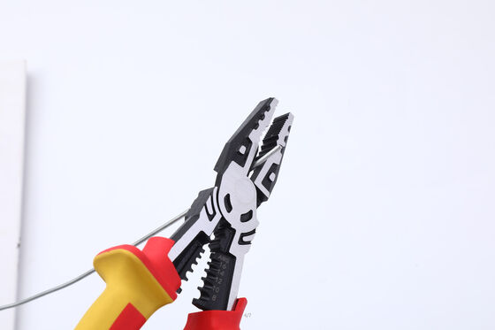 HRC62 Hardness Stainless Steel Nose Plier Tool with Ergonomic Non-slip Grip for Industrial Assembly and Repair