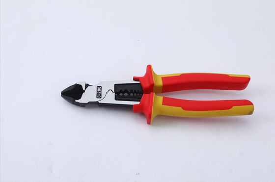 194mm 60CrV Insulated Lineman Pliers Side Cutting 20GP Customized